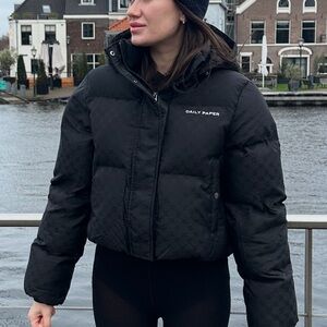 Daily Paper Women's Black Puffer Coat